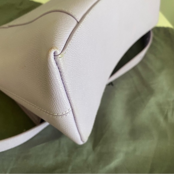 AUTH BALENCIAGA Hourglass Downtown Lilac Shoulder Bag crossbody - Picture 8 of 13